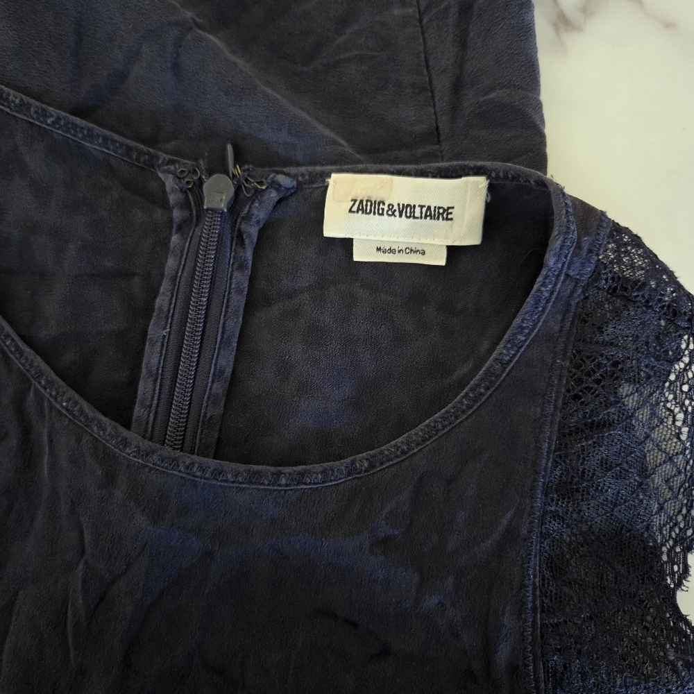 Zadig & Voltaire Roberto Jac Zv Silk Dress - Picture 9 of 15